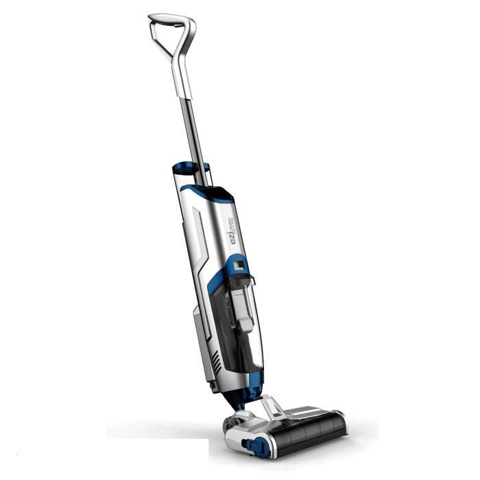 EZIclean® Cyclowash P410 - Aspirateur 3 en 1 / Aspire, Lave et Assainit - Nettoyage automatique de la brosse - Assistant vocal