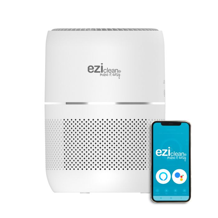 Purificateur d'air Eziclean Air Pure 200i - jusqu'à 50m² - connecté - 4 étapes de filtration - 20 dB - aromathérapie