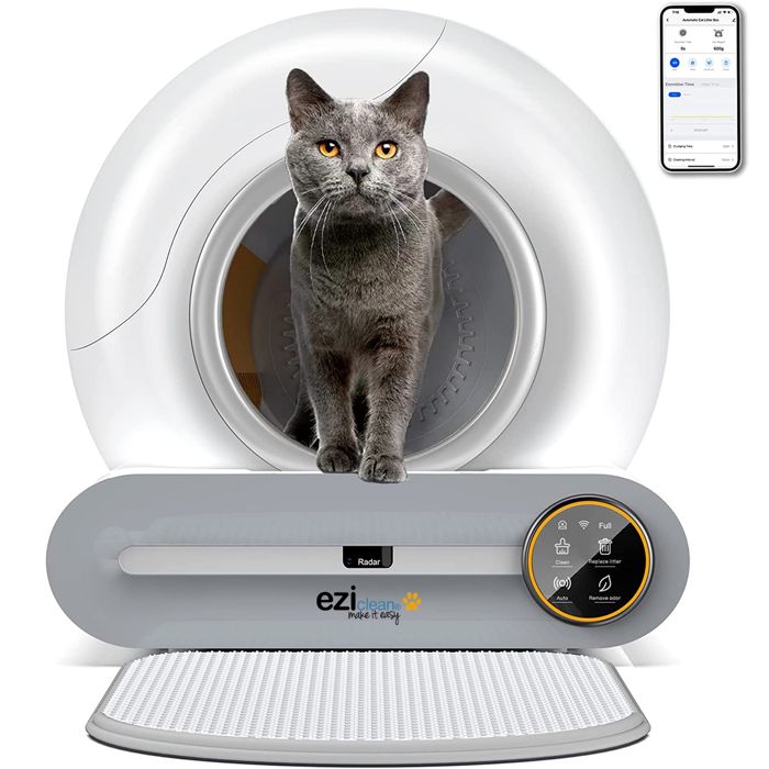 Litière robot connectée - maison de toilette pour chat EZIclean® CATBOT K8i