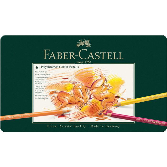 FABER-CASTELL 36 Crayons Polychromos