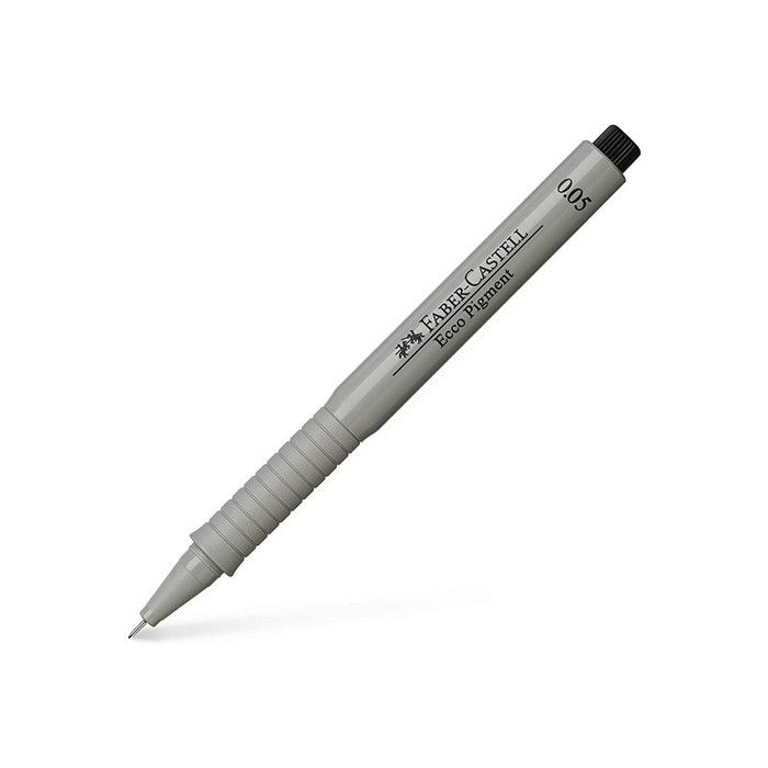 Stylo feutre - FABER-CASTELL - ECCO PIGMENT - 0,05 mm - Noir - Résistant à l'eau
