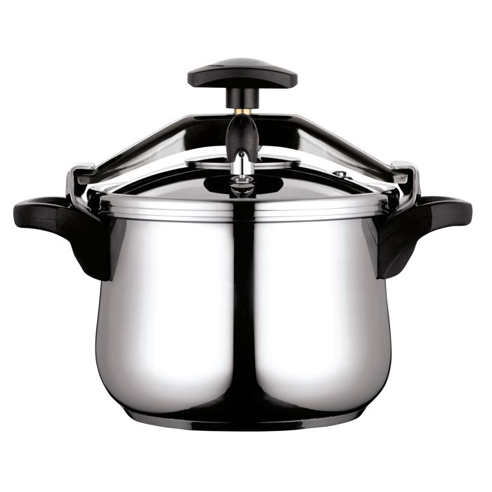 Autocuiseur - FAGOR - Clásica Bombe 10 - Acier Inox 18/10 - 10 L - 3 Systèmes de Sécurité