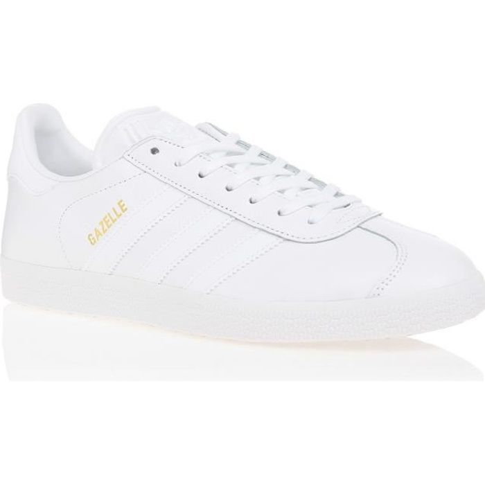 Baskets Gazelle - ADIDAS ORIGINALS - Homme - Cuir - Blanc