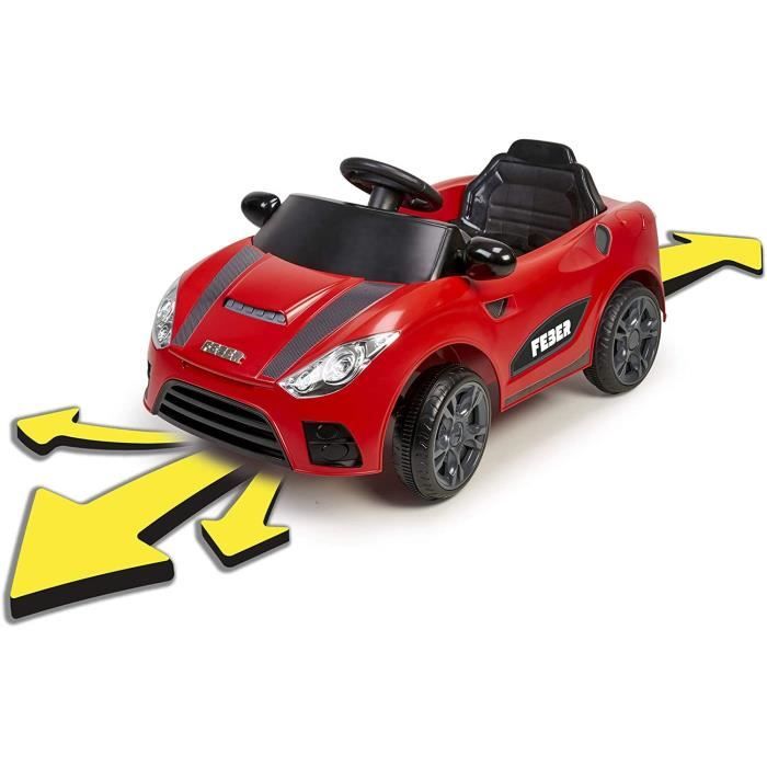 Voiture électrique Ma vraie voiture 6V - FEBER - rouge - Son et lumière