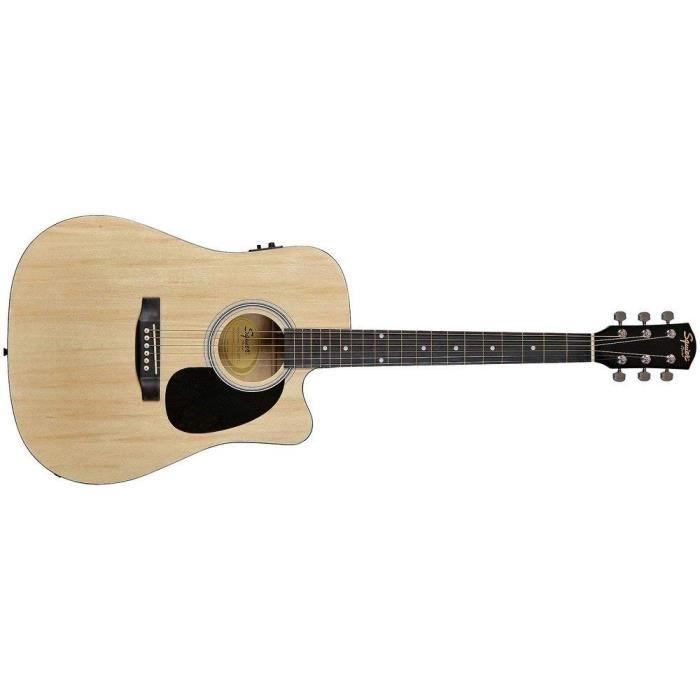 SA-105CE Dreadnought Cutaway Natural