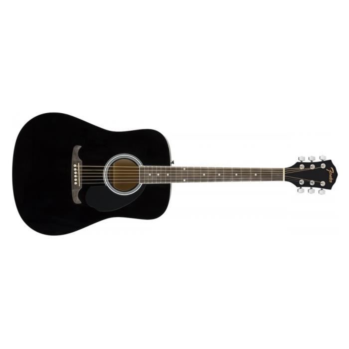 Fender FA-125 black - guitare acoustique Dreadnought