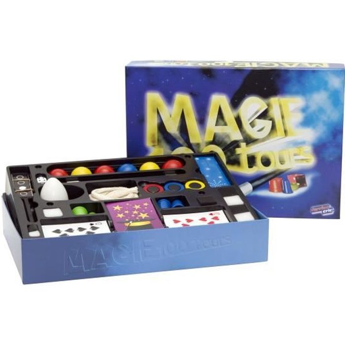 Coffret de magie Ferriot - Accessoires et livret descriptif de 100 tours - Pour enfants à partir de 6 ans