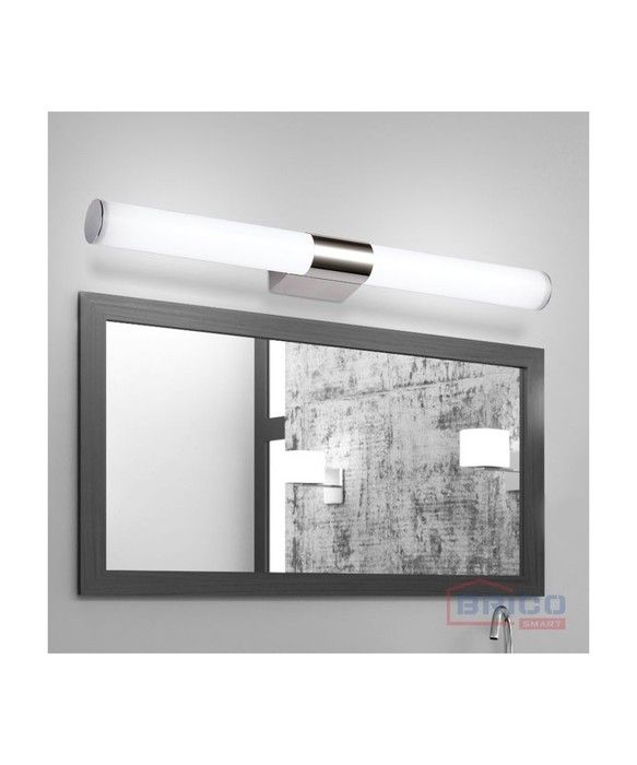 Applique BARCELONA chrome pour tableau 40cm 8w LED 6500k IP20