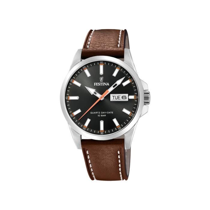 Montre - Festina - F20358-2 - Analogue - Acier inoxydable - 10 ATM - Homme