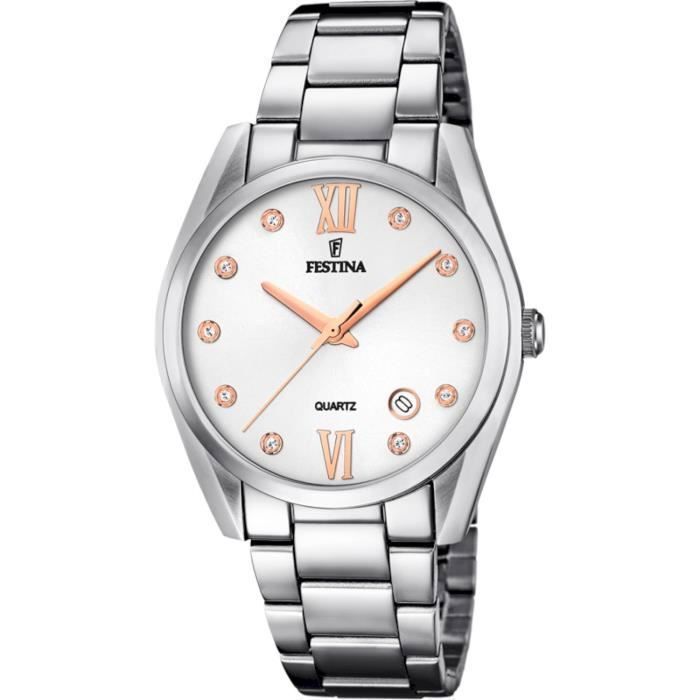 Montre - Festina - F16790-A - Argenté - Acier - Femme