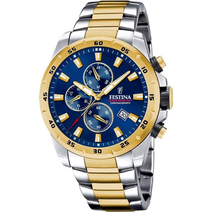 Montre Homme FESTINA CHRONO SPORT en Acier Bicolore 235163