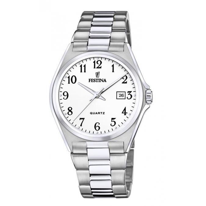 Montre - Festina - F20552-1 - Argent - Blanc - Étanchéité 5 ATM