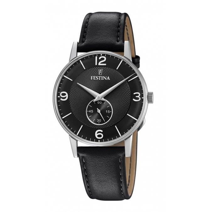 Montre - Festina - F20566-4 - Noir - Acier - Étanchéité 3 ATM