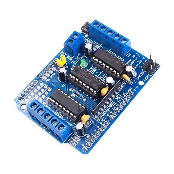Driver Shield - FOLAYA - L293D - 4 Canaux - 12V Max - Pour Arduino