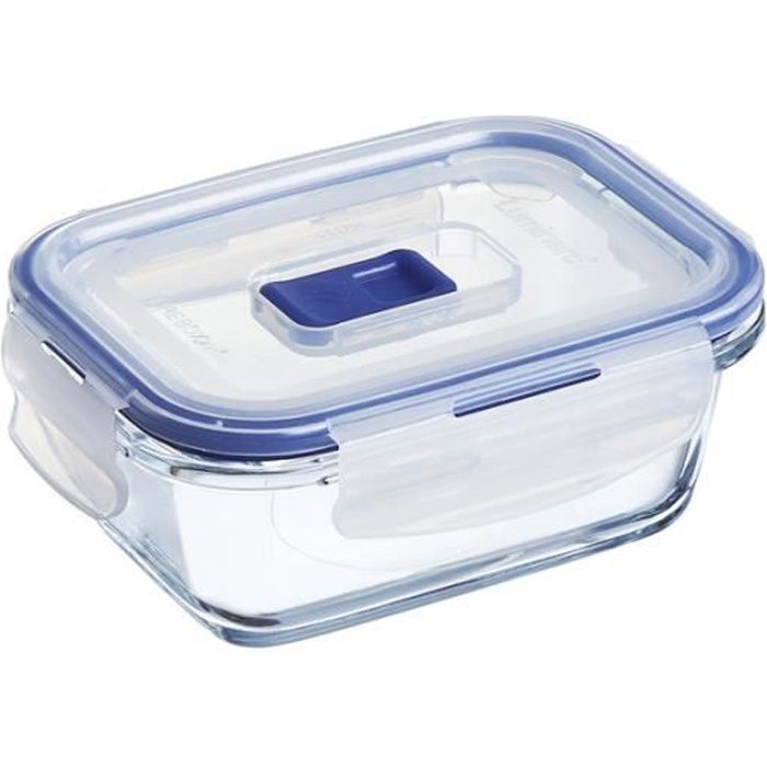 Boite rectangle 38cl Pure Box Active - Luminarc - verre trempé extra résistant et hermétique