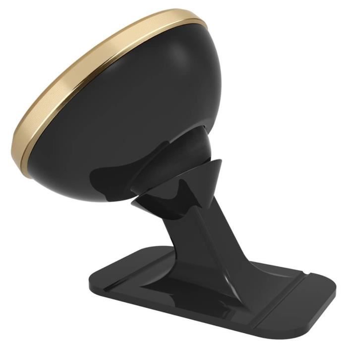 Support voiture - FOREVER - Baseus - Magnétique - Or - Installation facile tableau de bord