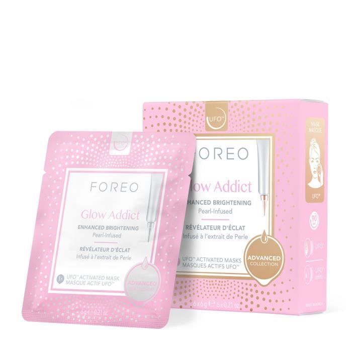 FOREO- Masque Visage Éclaircissant Glow Addict UFO - Haute Performance