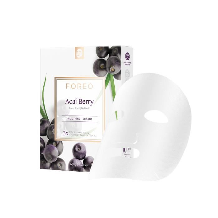 Farm To Face Sheet Mask - Acai Berry x3