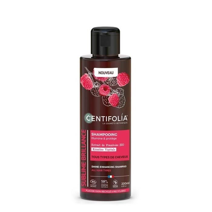 Shampooing crème brillance 200ml - Centifolia 0,15