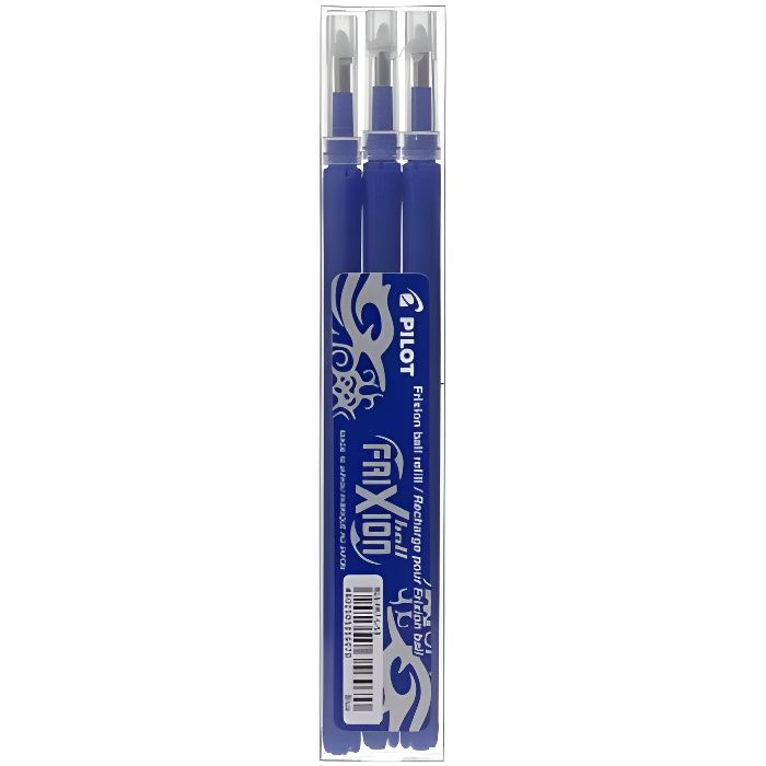 Recharge pour stylo frixion bleu - Lot de 3