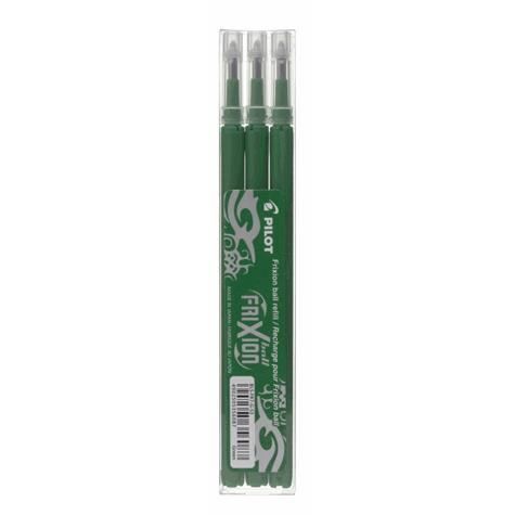Recharge pour stylo frixion vert - Lot de 3