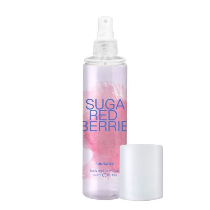 BODY MIST  FUN WATER SUGARED BERRIES WOMEN BODY MIST 250ML