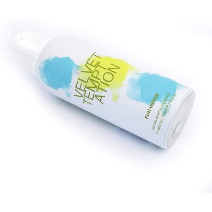 SPRAY-DÉODORANT  FUN WATER VELVET TEMPTATION WOMEN DEO 150ML