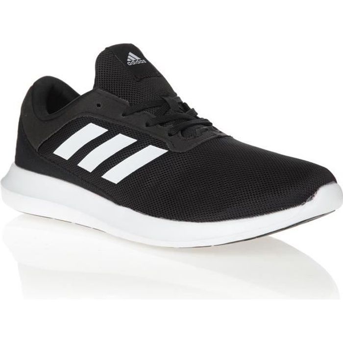 Chaussures de running - ADIDAS - CORERACER - Homme - Noir sur noir