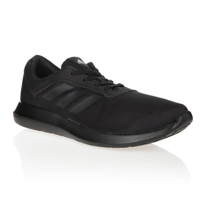 Chaussures de running - ADIDAS - CORERACER - Homme - Noir et blanc