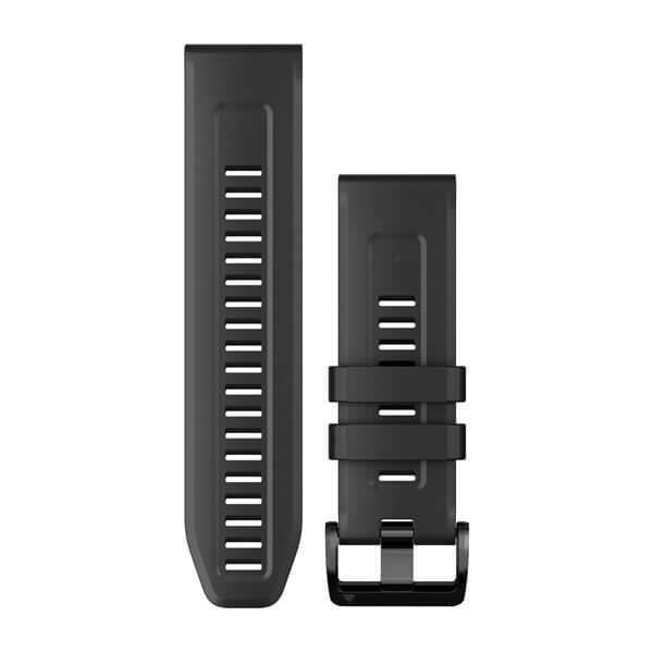 Bracelet de montre Garmin QUICKFIT® - black silicone - 26 mm