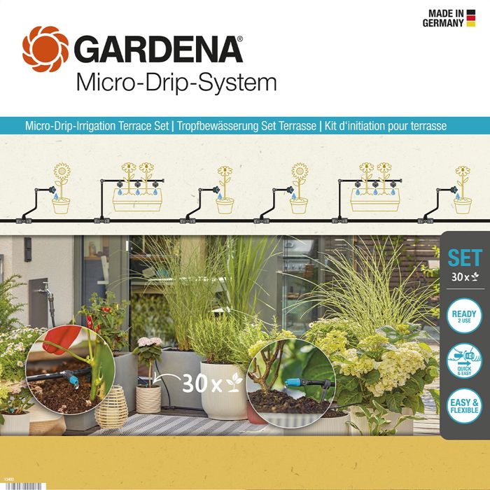 Kit d'initiation pour terrasse jusqu'à 30 plantes - 13400-20