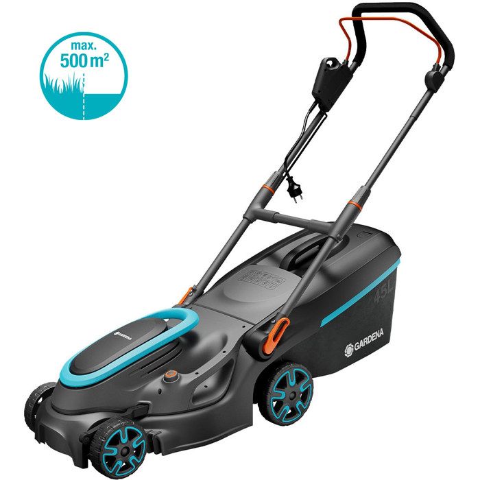 Tondeuse à gazon électrique - GARDENA - PowerMax 37/1800 - Largeur de coupe 37cm - Ramassage Cut&Collect