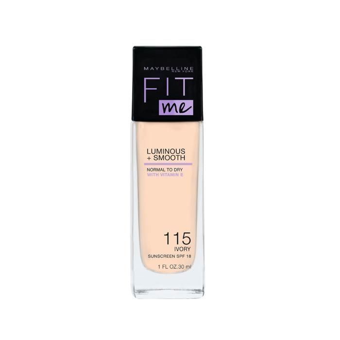 GEMEY MAYBELLINE FOND DE TEINT FIT ME LIQUIDE NUMERO 115 IVOIRE