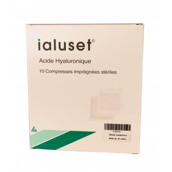 Ialuset Compresses à l'acide Hyaluronique boite de 10