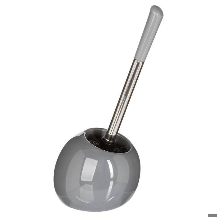 Brosse wc boule céramique Grise