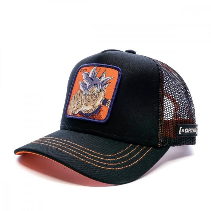Casquette - CAPSLAB - GOKU - Noir - Orange - Taille unique - Snapback