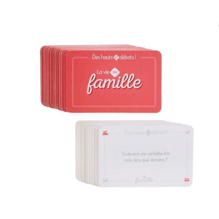 Jeu de carte humoristique spécial famille