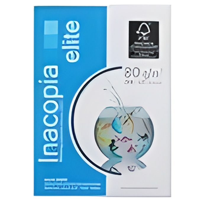 INACOPIA ELITE RAMETTE DE PAPIER 500 FEUILLES 80G/M2 A4 GENERIQUE
