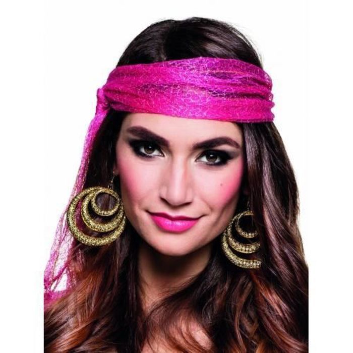 Boucles d'oreilles Gipsy or femme