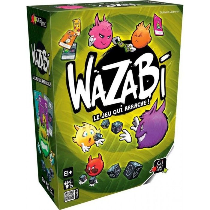 Jeu de société - Gigamic - Wazabi - Garçon et Fille - À partir de 8 ans