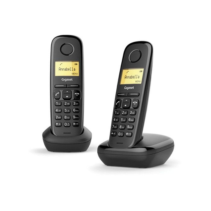 GIGASET Téléphone Fixe A 170 Duo Noir