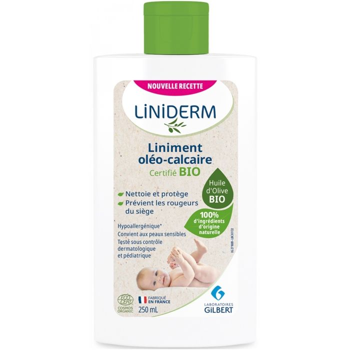Gilbert Liniment Oleo-Calcaire Liniderm Certifie Bio 250 ml
