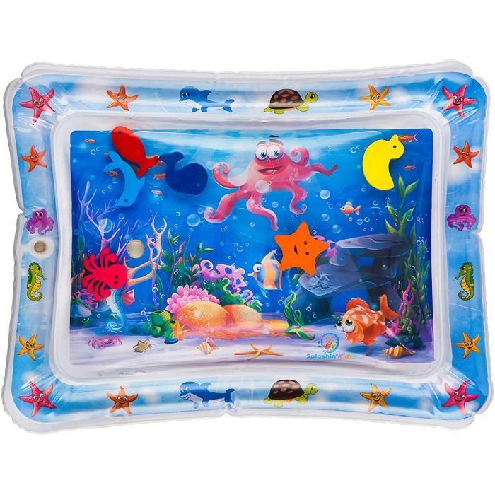 Tapis d’éveil Tapis d'eau bébé Matelas Eau Bebe Poisson Enfants Sensoriel Jouets