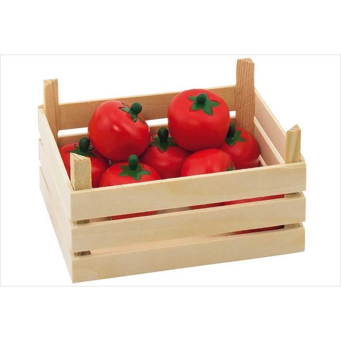 Jouet en bois - GOKI - Tomates - 10 pièces - Mixte