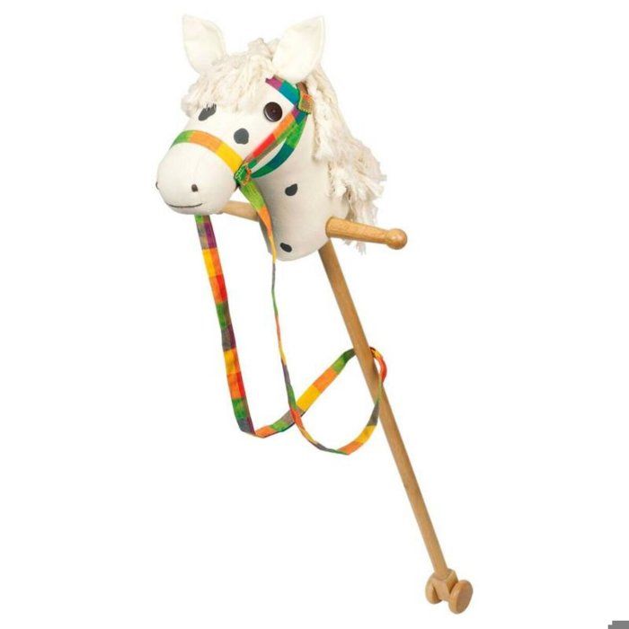 MON CHEVAL BLANC A BATON GOKI NEUF 100 CM