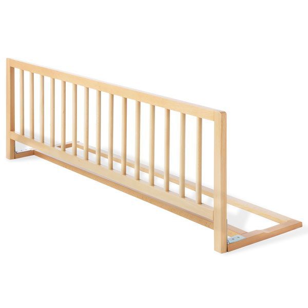Barrière pour lit en hêtre massif, coloris naturel