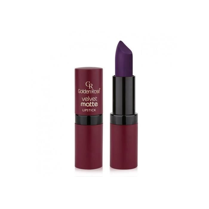 Golden Rose - Rouge à Lèvres mat « VELVET MATTE » -n° 28:  Beauté et Parfum