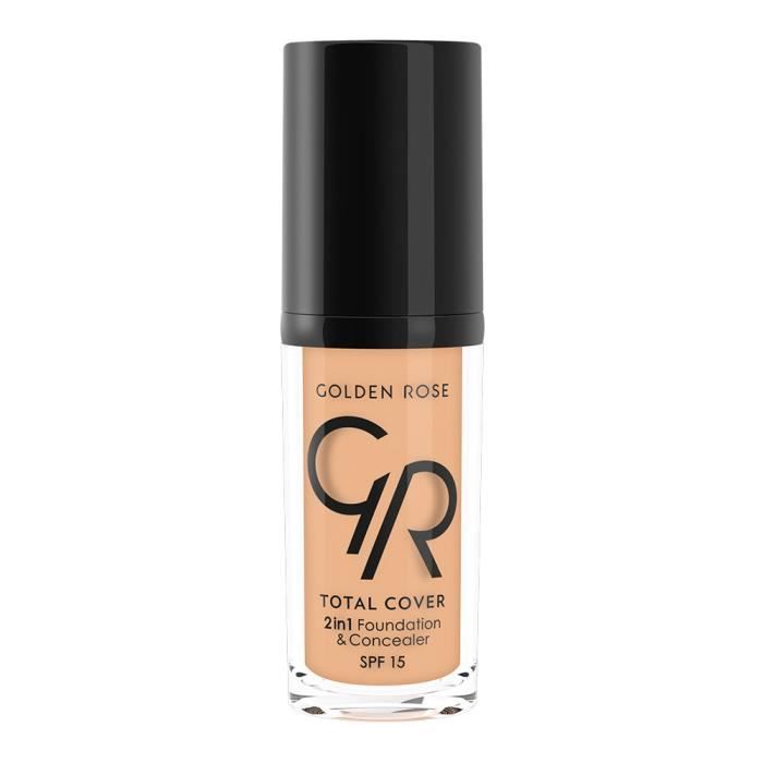 Fond de teint et correcteur 2 en 1 - Total Cover - N07 Naturel Médium