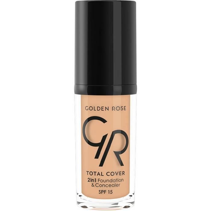 Fond de teint et correcteur 2 en 1 - Total Cover - N12 Light beige Médium
