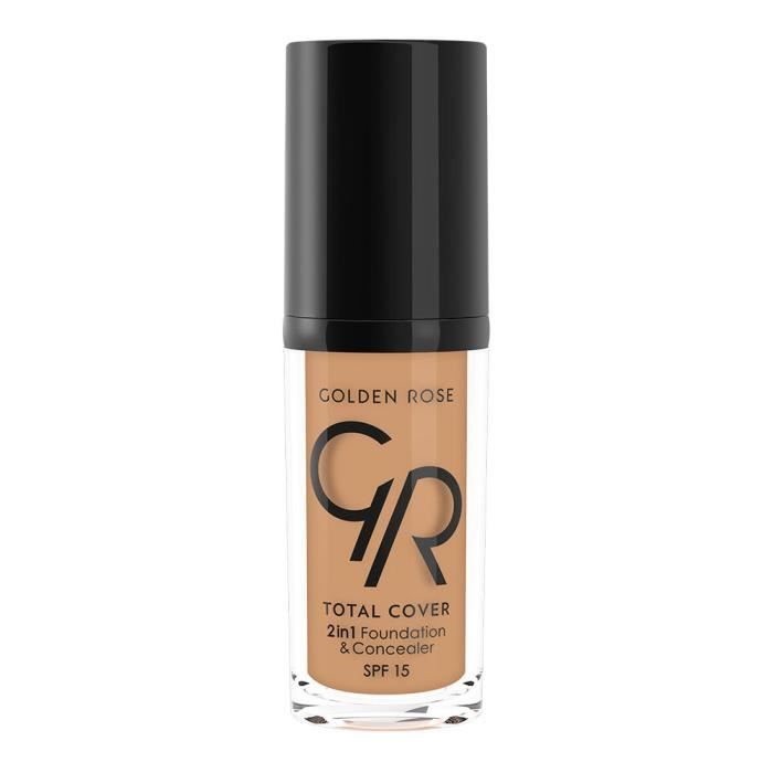 Fond de teint et correcteur 2 en 1 - Total Cover - N17 Golden Beige Foncée